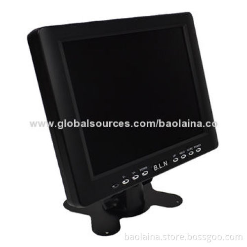 8-inch touch screen LCD monitor with AV input, VGA input for bank system terminal display